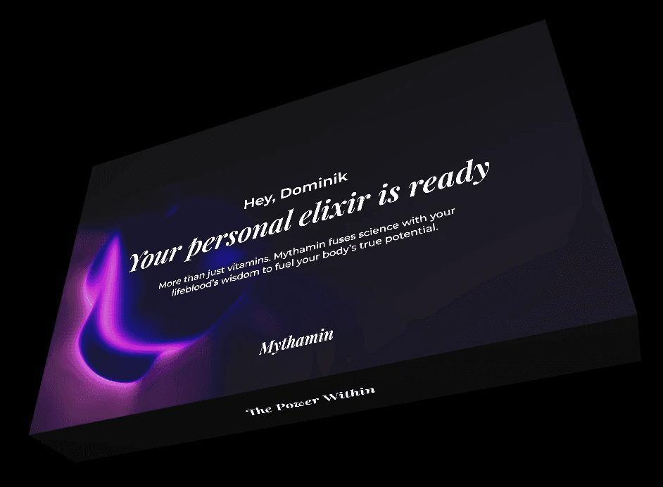 Mythamin – personalizovaný elixír